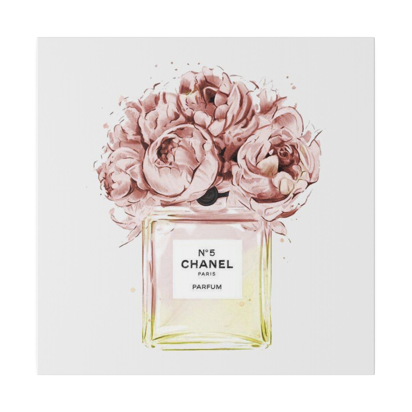 Luxury Fragrance Bouquet Matte Canvas, Stretched