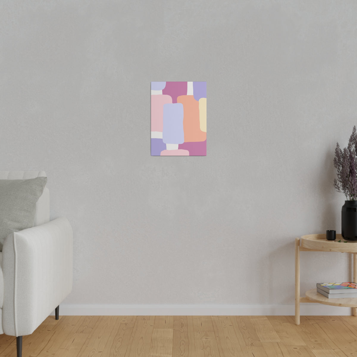 Technicolor Beat Matte Canvas, Stretched