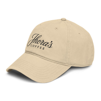 Jhora's Coffee Embroidered Baseball Cap