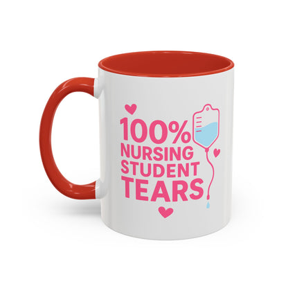 Nursing Student Tears Accent Mug