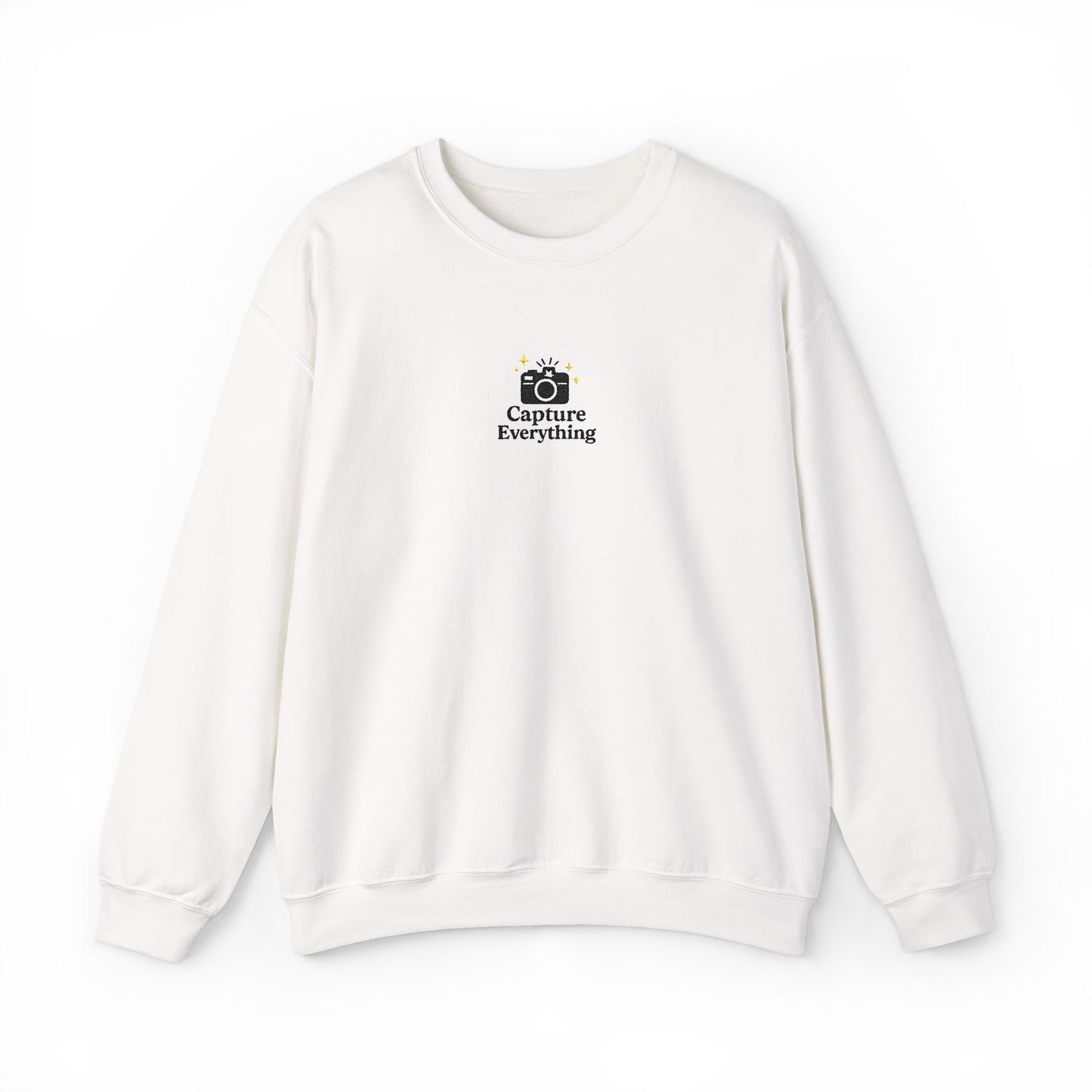 Capture Everything Embroidered Crewneck Sweatshirt