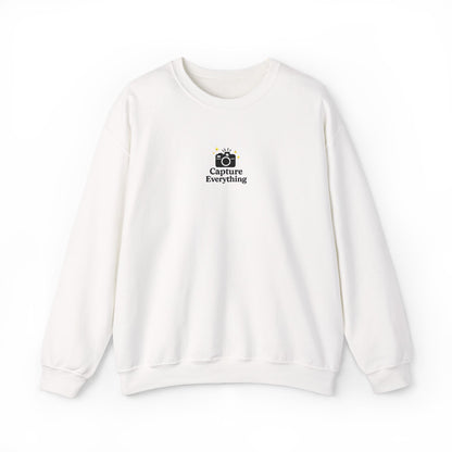 Capture Everything Embroidered Crewneck Sweatshirt