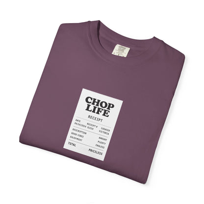 Chop Life Receipt Oversized T-shirt