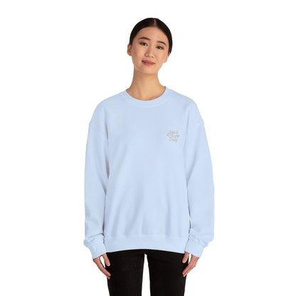 Good Vibes Only Retro Embroidered Crewneck Sweatshirt