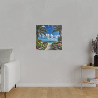 Paradise Found Matte Canvas, Stretched