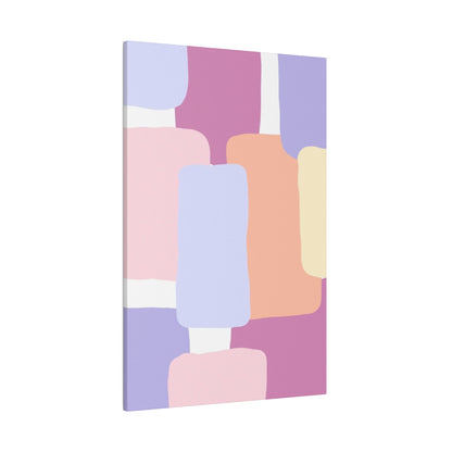 Technicolor Beat Matte Canvas, Stretched
