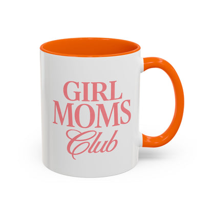 Girl Moms Club Accent Coffee Mug — 11/15oz