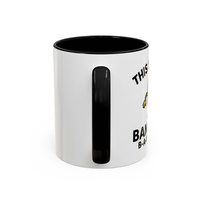 This Shift is Bananas Dancing Accent Mug (11, 15 oz)