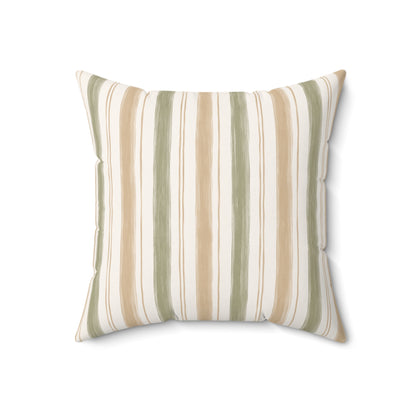 Sage Harbor Stripe Throw Pillow