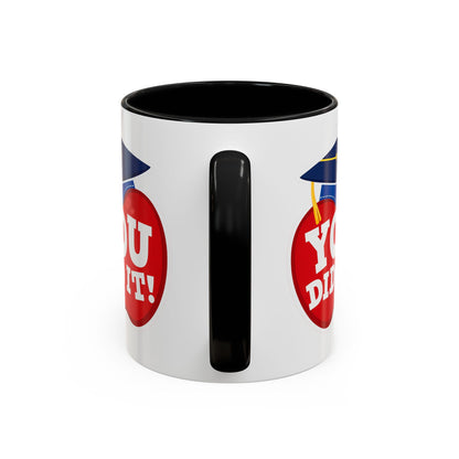 You Did It! Graduation Apple Accent Coffee Mug (11/15oz)