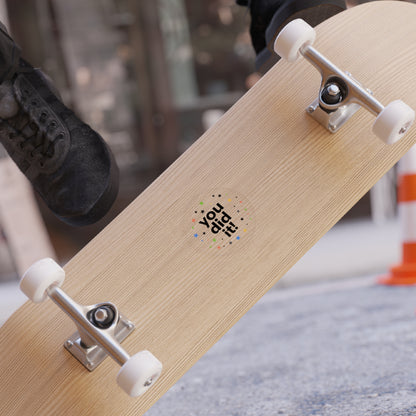 You Did It! Round Transparent Outdoor Sticker — Celebration Reward Decal