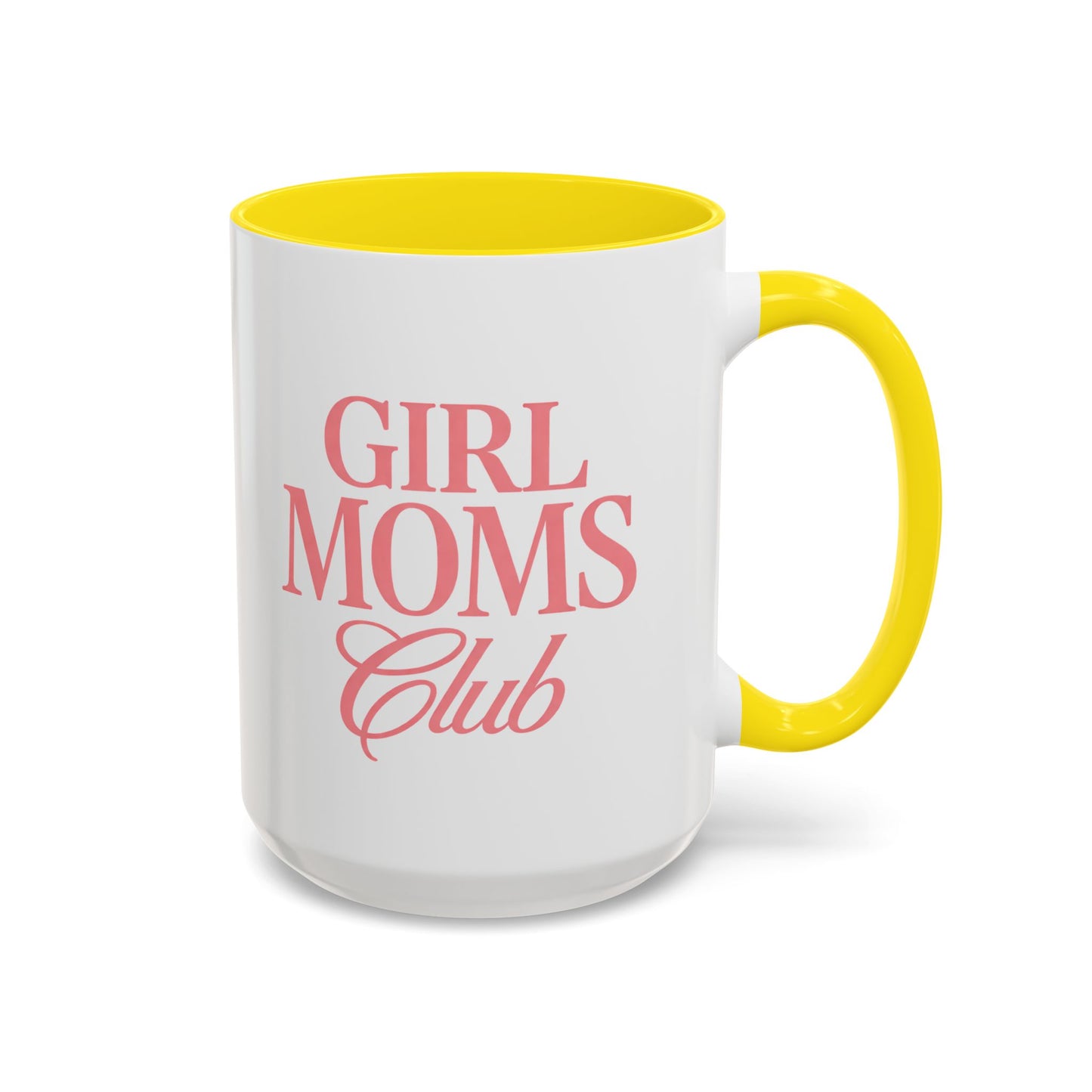 Girl Moms Club Accent Coffee Mug — 11/15oz
