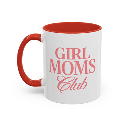 Girl Moms Club Accent Coffee Mug — 11/15oz