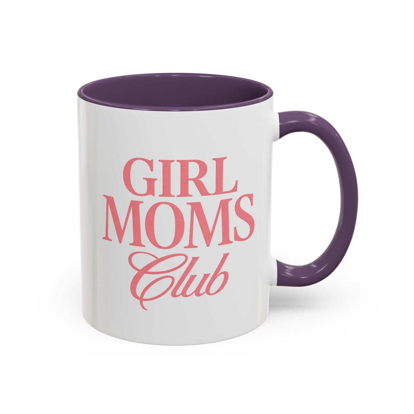 Girl Moms Club Accent Coffee Mug — 11/15oz