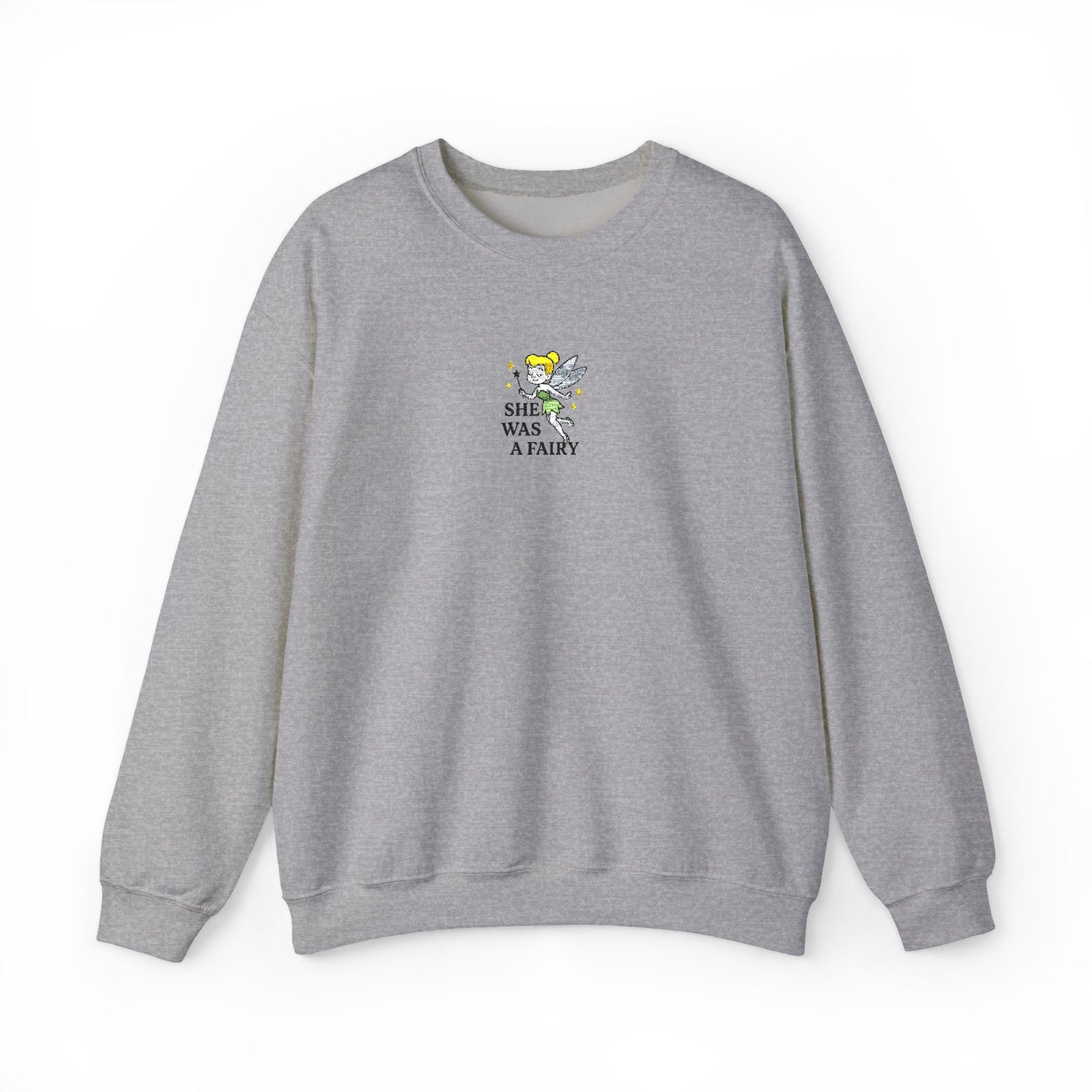 She Was a Fairy Embroidered Crewneck Sweatshirt