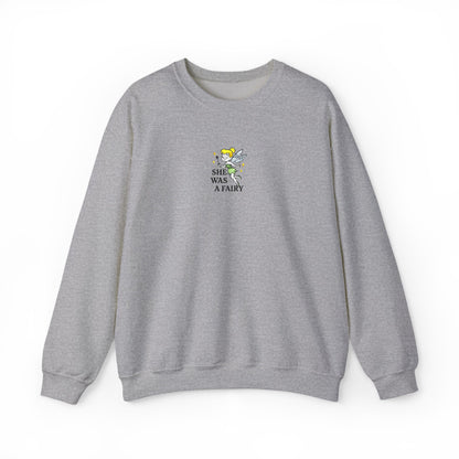 She Was a Fairy Embroidered Crewneck Sweatshirt