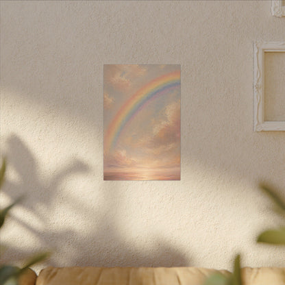 Rainbow Horizon Canvas Print — Matte Stretched Canvas