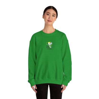 She Was a Fairy Embroidered Crewneck Sweatshirt