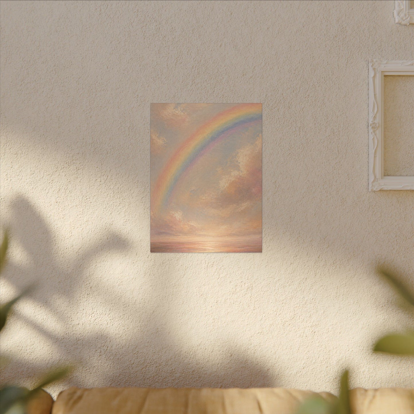 Rainbow Horizon Canvas Print — Matte Stretched Canvas