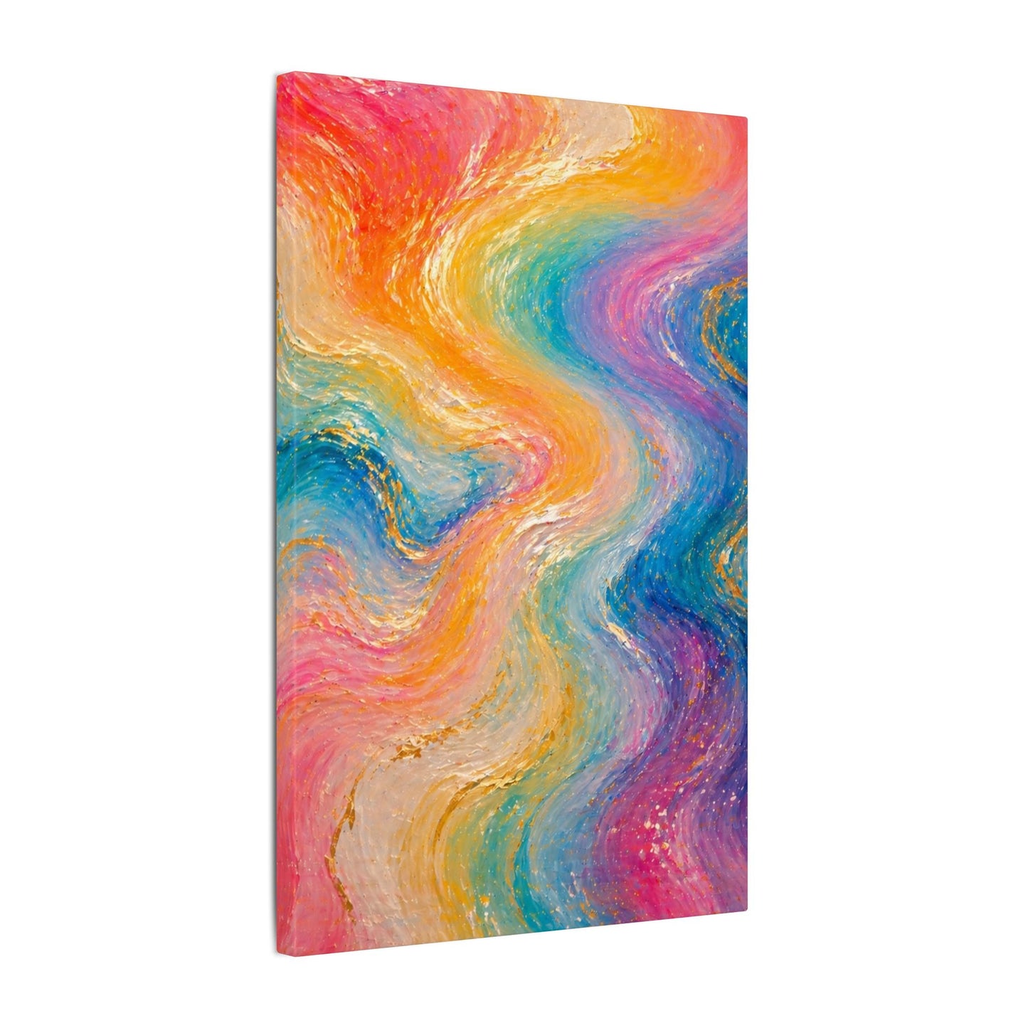 Rainbow Wave — Matte Canvas Wall Art