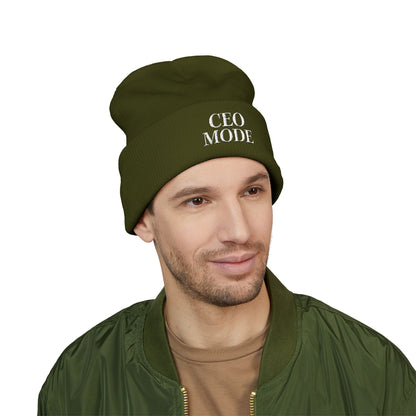 CEO Mode Embroidered Classic Cuffed Beanie