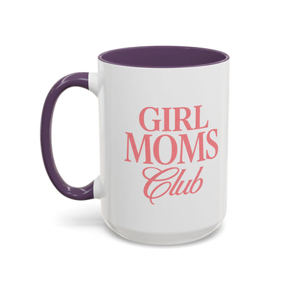 Girl Moms Club Accent Coffee Mug — 11/15oz