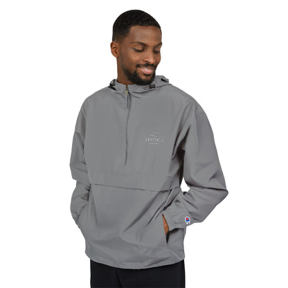 Jhora California Personalized Embroidered Packable Anorak Windbreaker Jacket