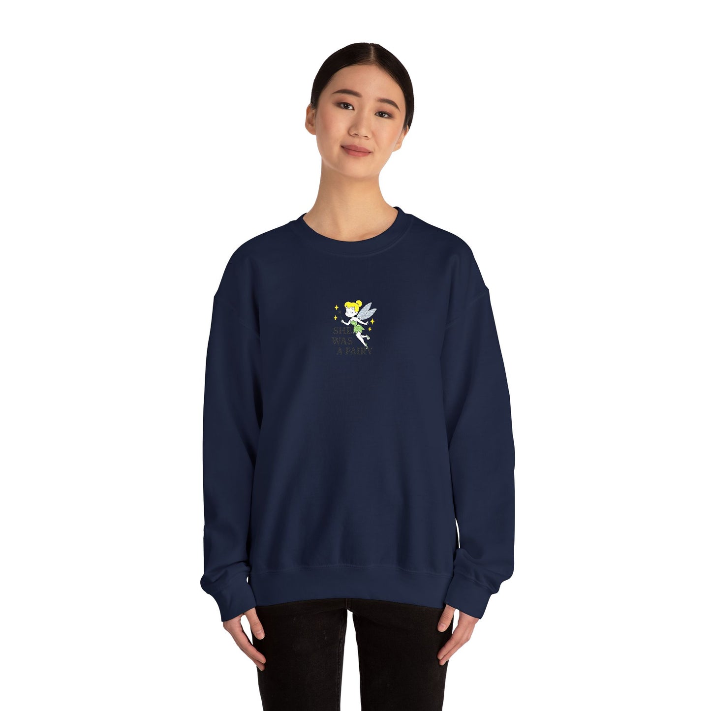 She Was a Fairy Embroidered Crewneck Sweatshirt