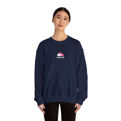 Chill Pill Embroidered Crewneck Sweatshirt
