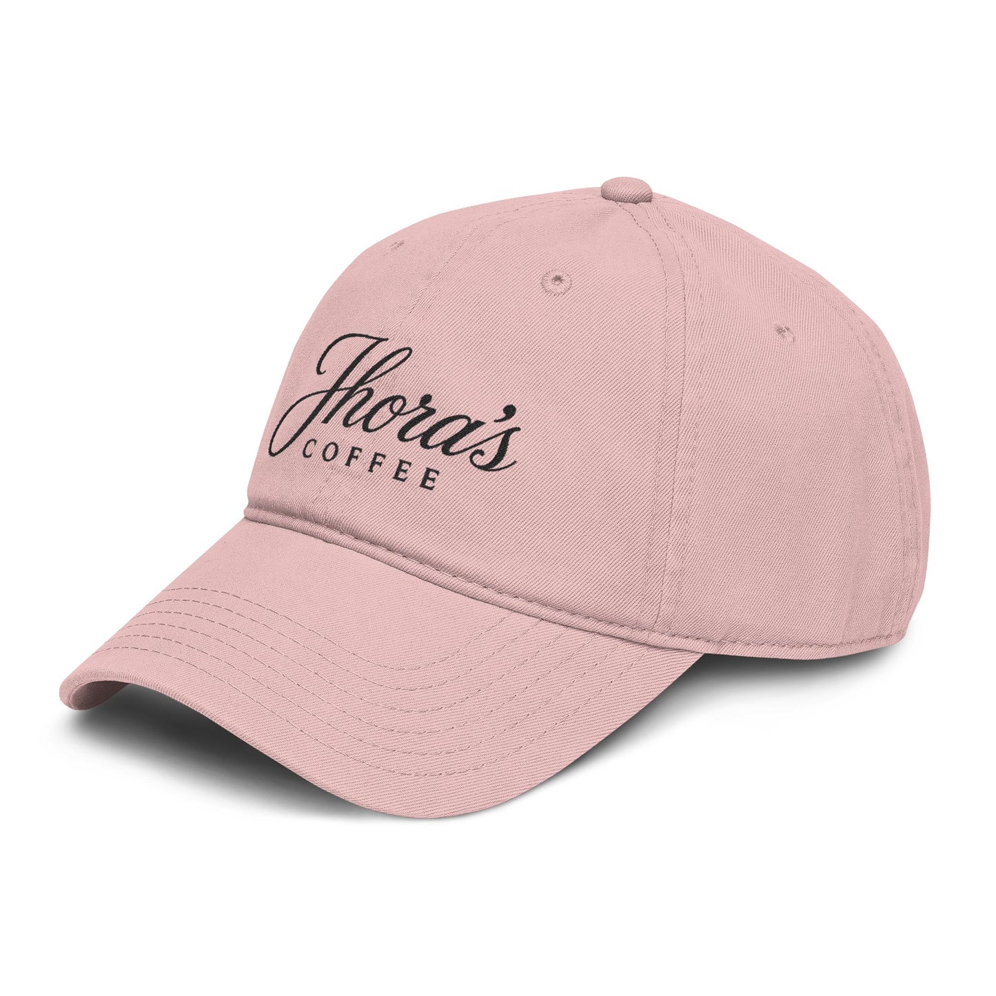 Jhora's Coffee Embroidered Baseball Cap
