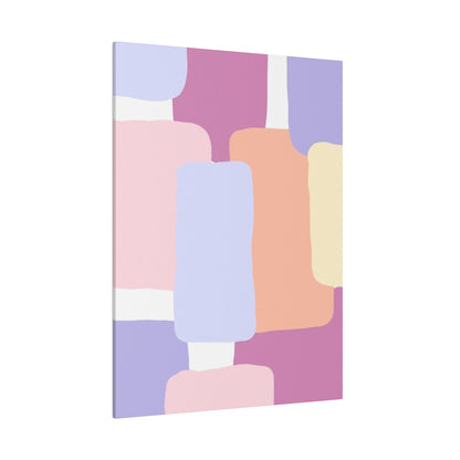 Technicolor Beat Matte Canvas, Stretched