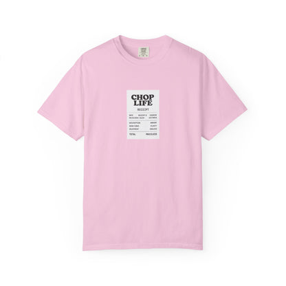 Chop Life Receipt Oversized T-shirt