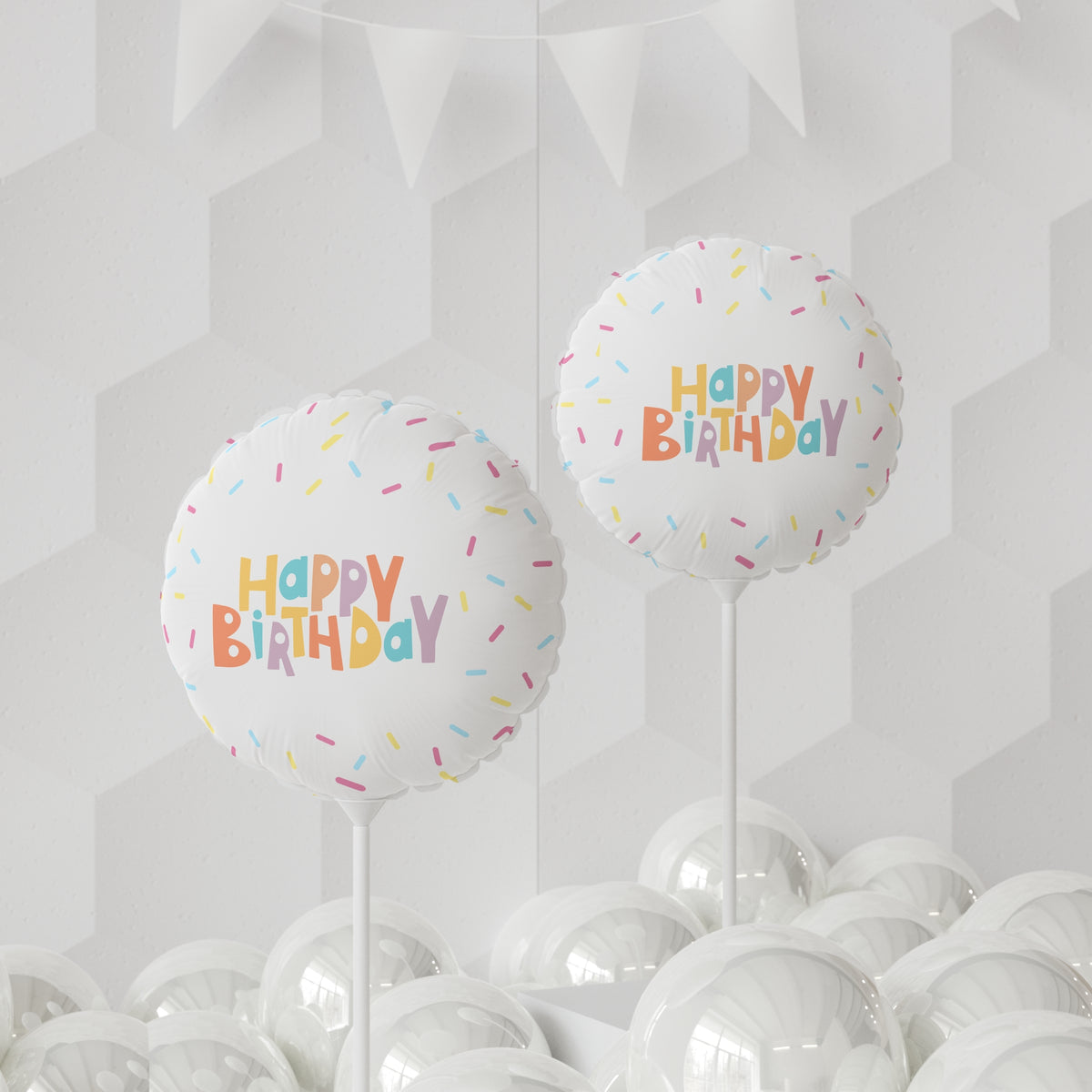 Happy Birthday Confetti 11" Balloon