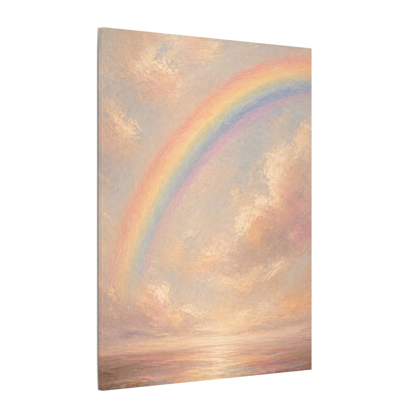 Rainbow Horizon Canvas Print — Matte Stretched Canvas
