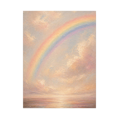 Rainbow Horizon Canvas Print — Matte Stretched Canvas