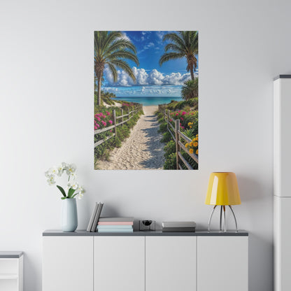 Paradise Found Matte Canvas, Stretched