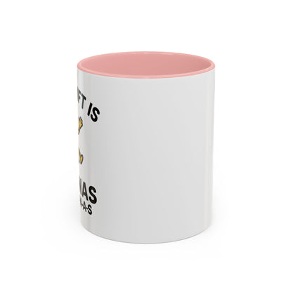 This Shift is Bananas Dancing Accent Mug (11, 15 oz)