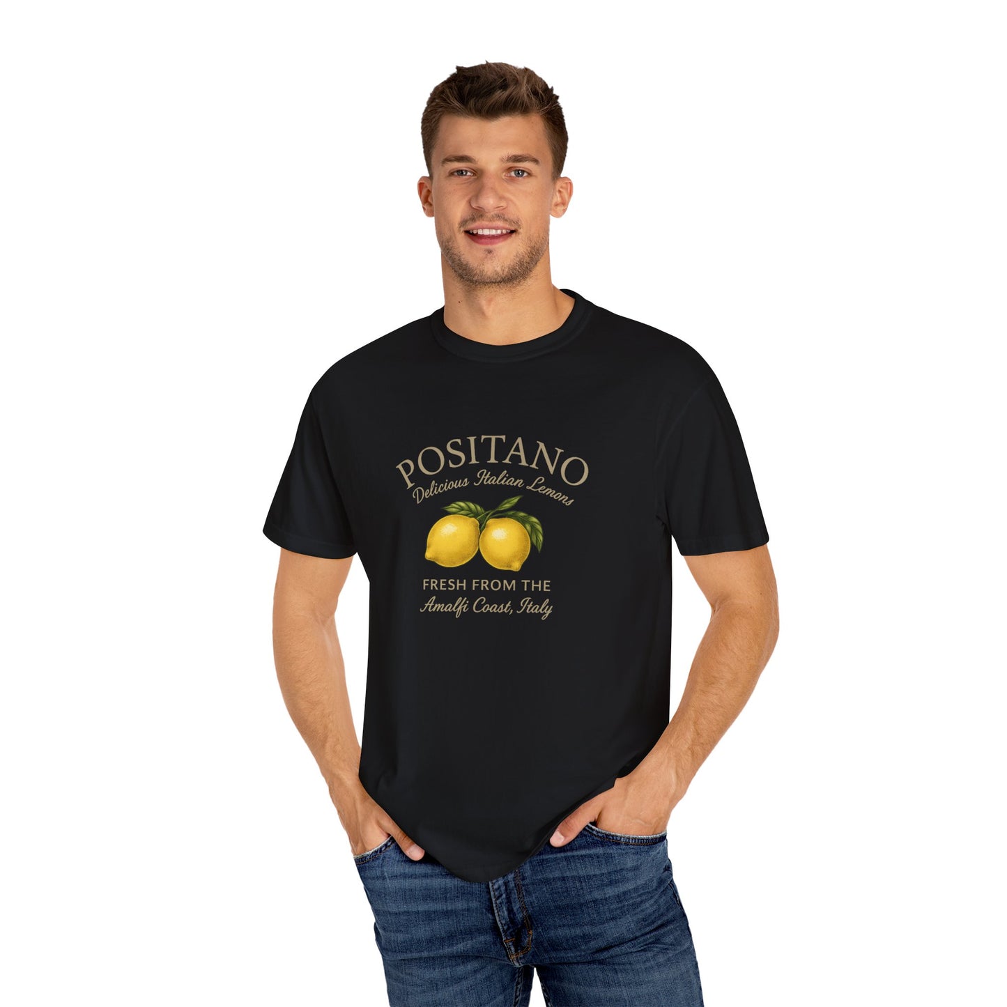 Postiano Italian Lemons Oversized T-shirt
