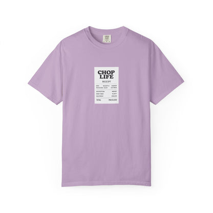 Chop Life Receipt Oversized T-shirt