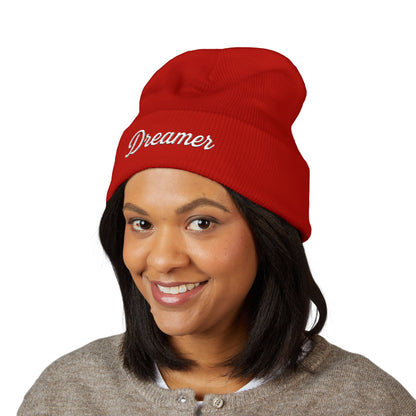 Dreamer Embroidered Classic Cuffed Beanie