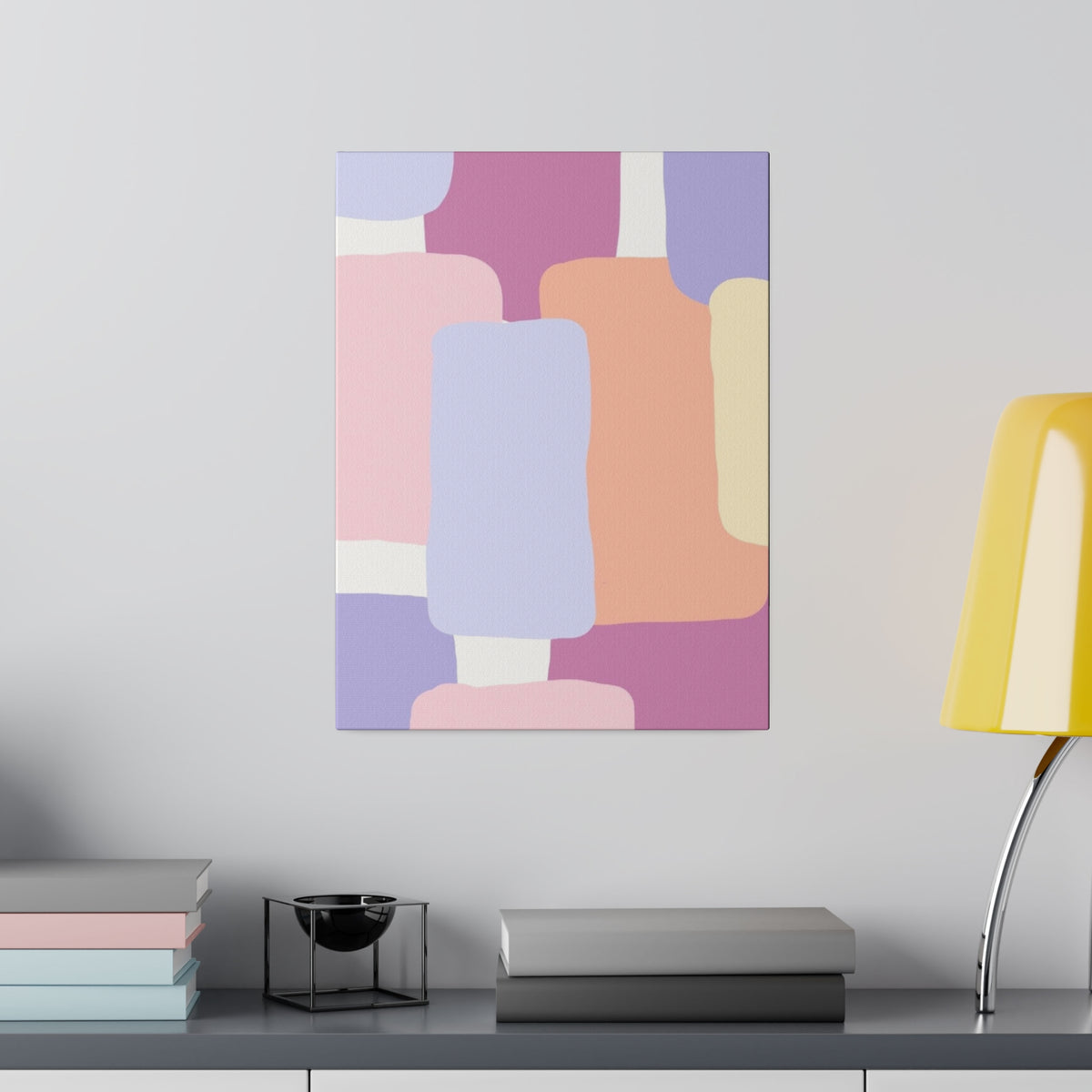 Technicolor Beat Matte Canvas, Stretched