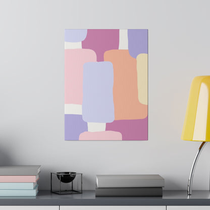 Technicolor Beat Matte Canvas, Stretched