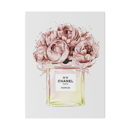 Luxury Fragrance Bouquet Matte Canvas, Stretched