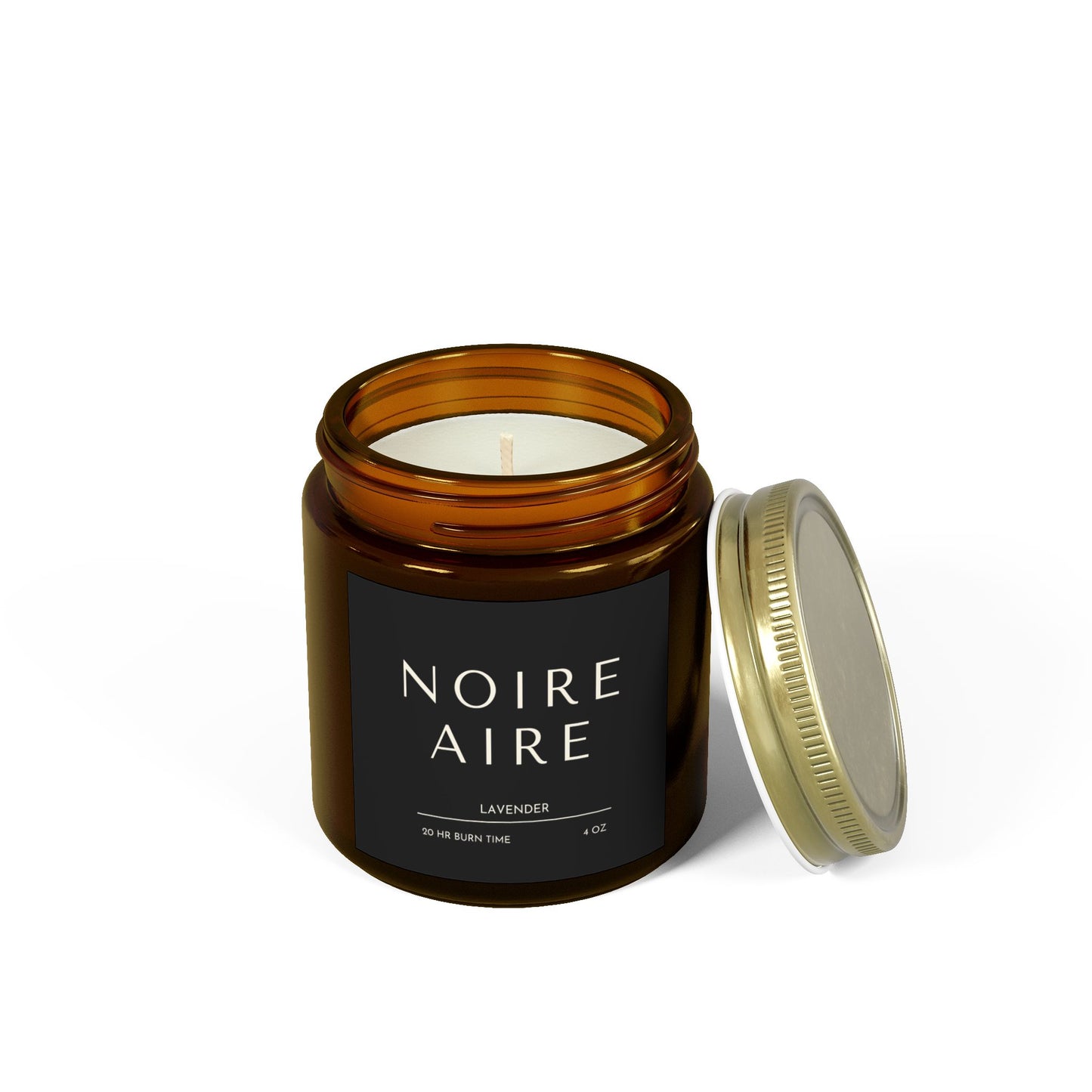 Noire Aire Lavender Scented Candles (4oz, 9oz)