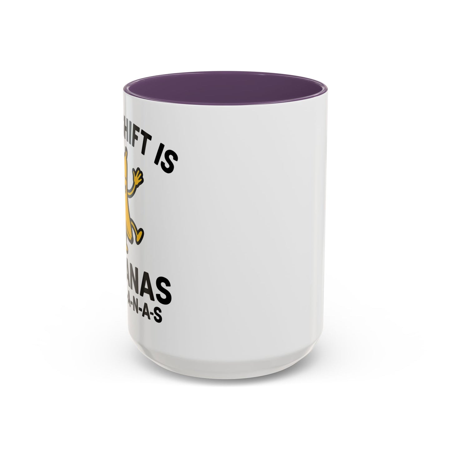 This Shift is Bananas Dancing Accent Mug (11, 15 oz)