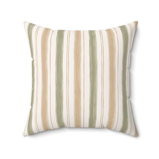 Sage Harbor Stripe Throw Pillow