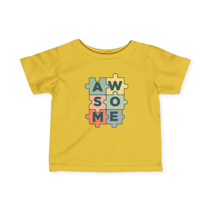 Awesome Puzzle Autism Awareness Infant Toddler T-shirt
