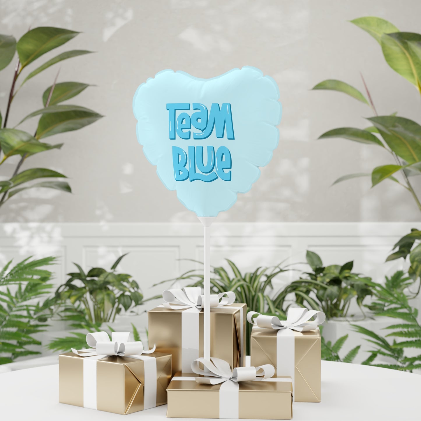 Team Blue Gender Reveal 11" Balloon