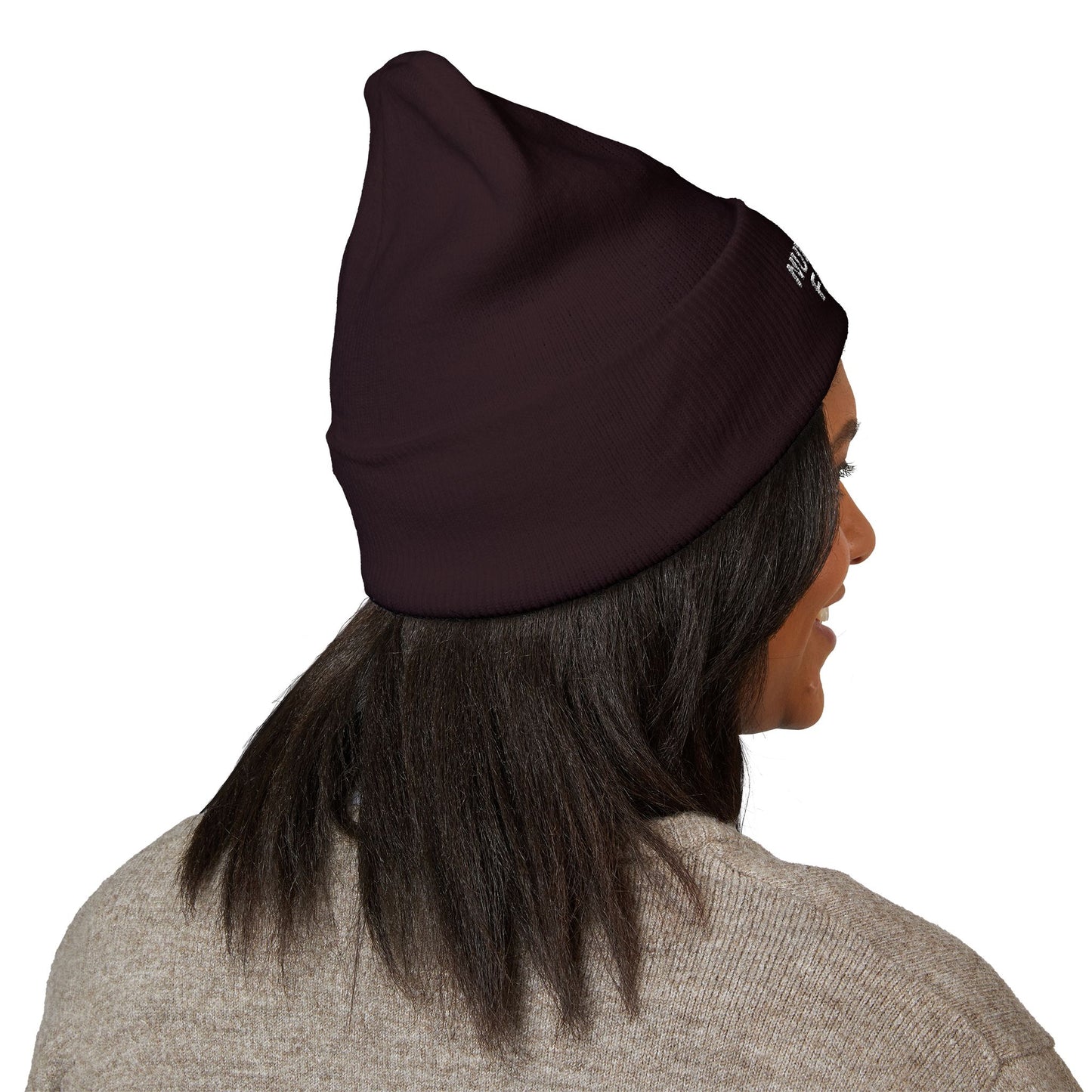 The Nurse Face Embroidered Classic Cuffed Beanie