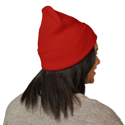 Lightning Bolt Embroidered Classic Cuffed Beanie